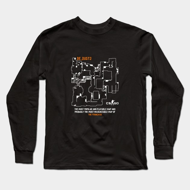 De_Dust 2 Long Sleeve T-Shirt by Lolebomb